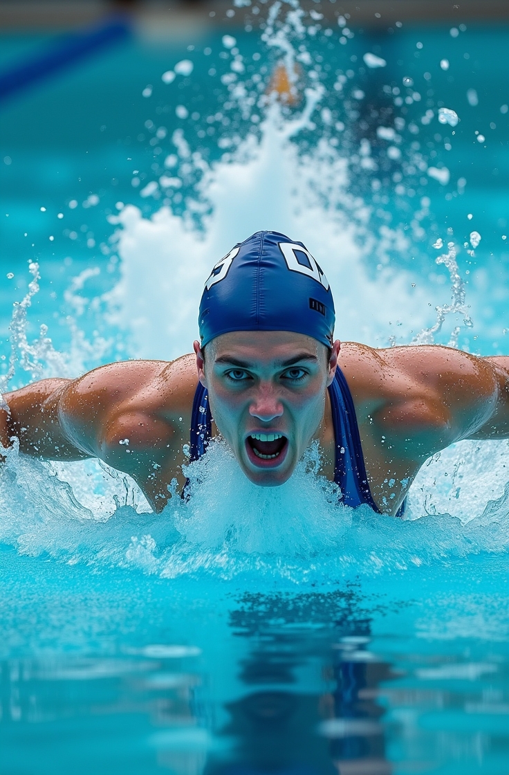 Seniors swimming